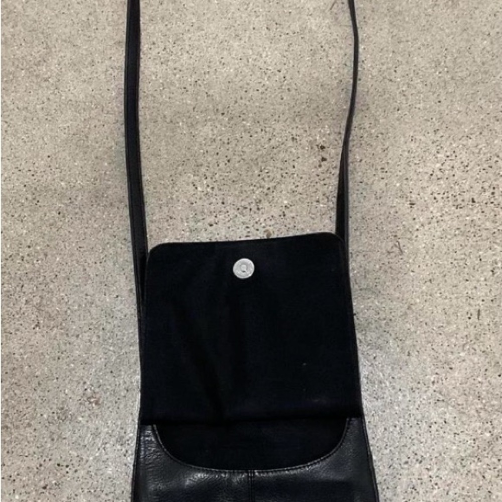 FOSSIL Vintage Elegant Black Patchwork Crossbody … - image 4